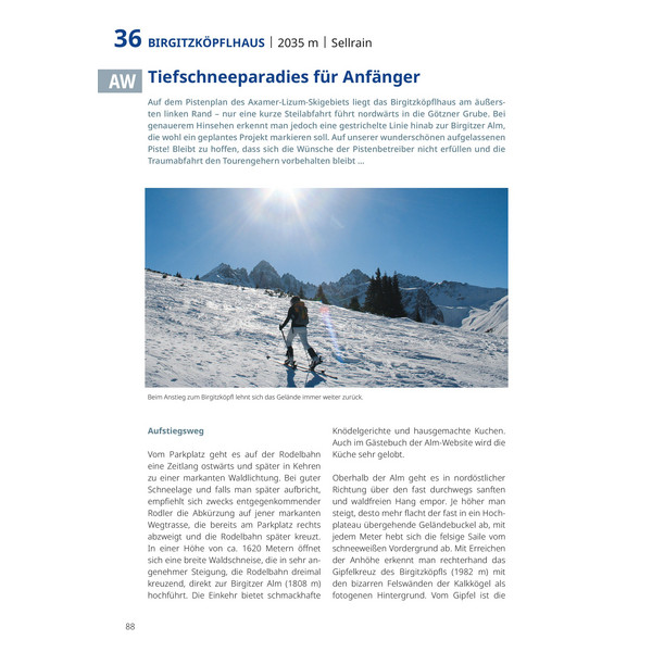 PISTENGEHEN UND LEICHTE SKITOUREN Ansicht 6