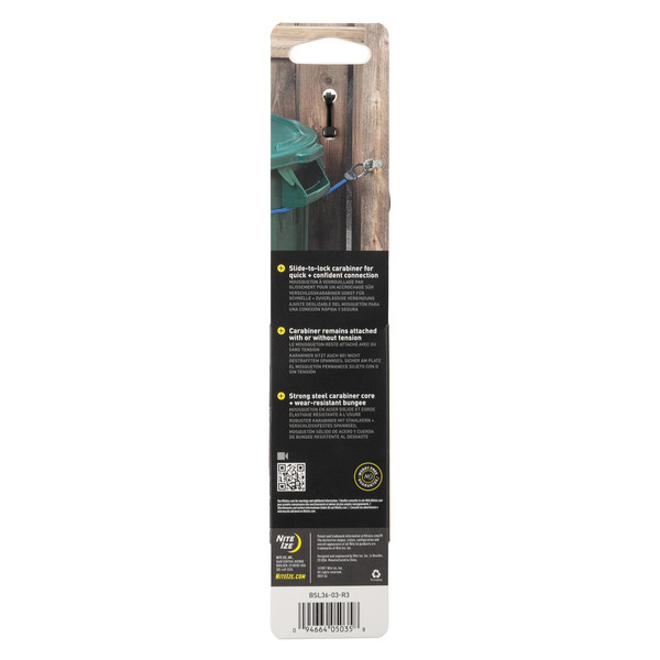 Nite Ize SLIDELOCK CARABINER BUNGEE - Spanngurt Ansicht 2