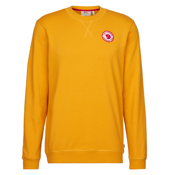 1960 LOGO BADGE SWEATER M Herren - Sweatshirt-MUSTARD YELLOW