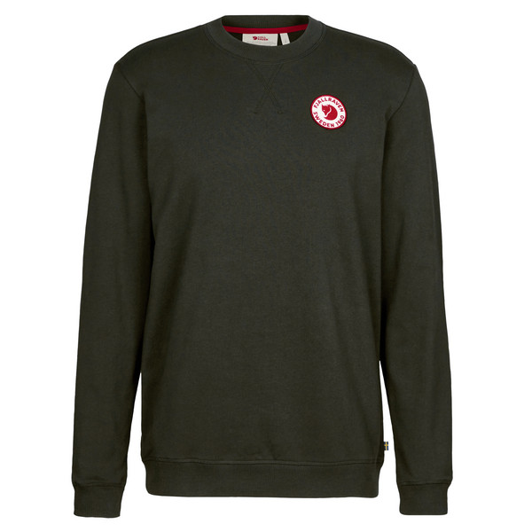 1960 LOGO BADGE SWEATER M Herren - Sweatshirt-DEEP FOREST