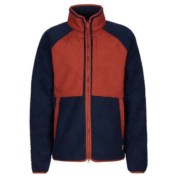 VARDAG PILE JACKET M Herren - Fleecejacke-NAVY-AUTUMN LEAF