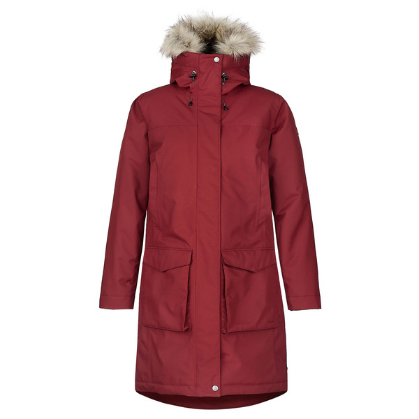 NUUK LITE PARKA W Damen - Winterjacke-BORDEAUX RED