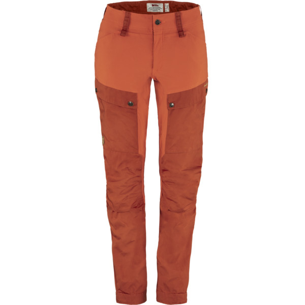 KEB TROUSERS CURVED W Damen - Trekkinghose-CABIN RED-ROWAN RED