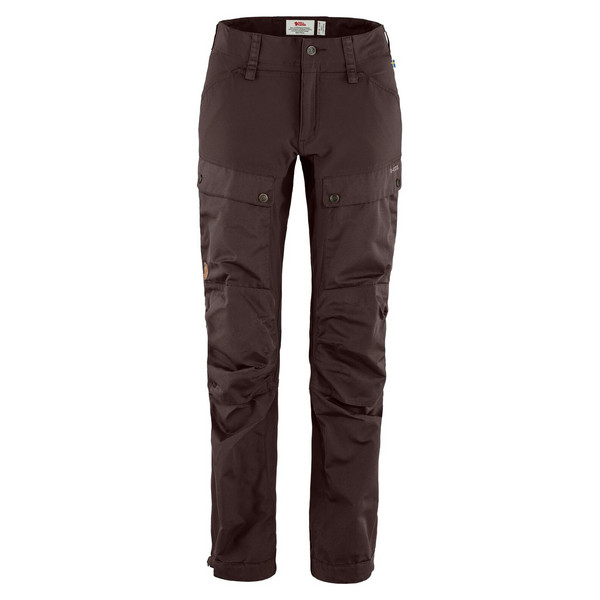 KEB TROUSERS CURVED W Damen - Trekkinghose-BLACK OAK