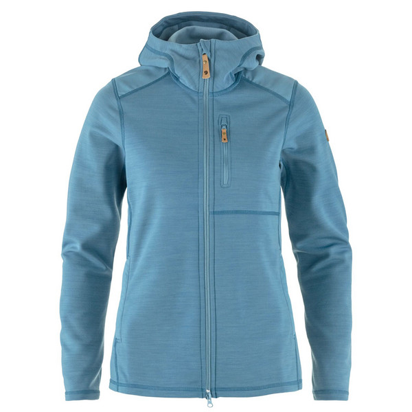 KEB FLEECE HOODIE W Damen - Fleecejacke-DAWN BLUE