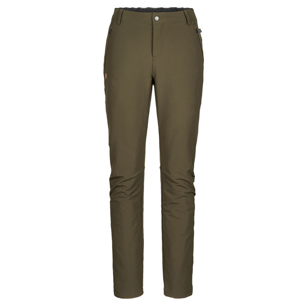 ABISKO WINTER STRETCH TROUSERS W Damen - Softshellhose-DEEP FOREST