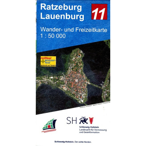 WANDER- UND FREIZEITKARTE RATZEBURG - LAUENBURG Ansicht 1