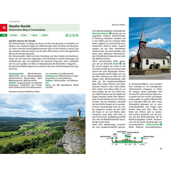 SCHWÄBISCHE ALB: LÖWENPFADE UND HOCHGEHBERGE - Wanderführer Ansicht 5