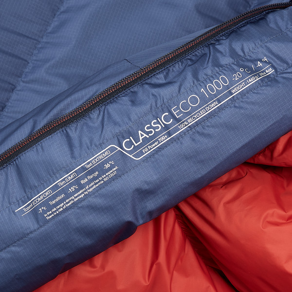 Mountain Equipment CLASSIC ECO 1000 - LONG - Daunenschlafsack Ansicht 5