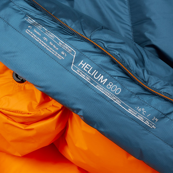 Mountain Equipment HELIUM 800 LONG - Daunenschlafsack Ansicht 5