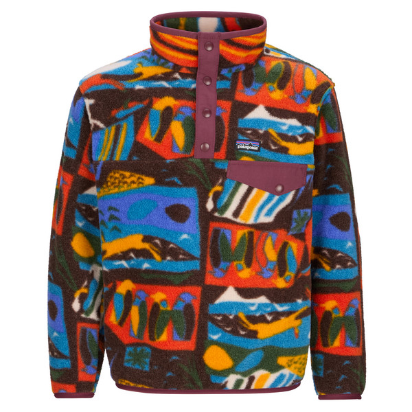 K'S LW SYNCH SNAP-T P/O Kinder - Fleecepullover-LET'S CHAT: DEN BROWN