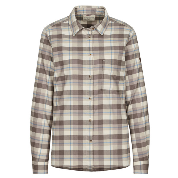 SINGI FJÄLL SHIRT W Damen - Outdoor Bluse-CHALK WHITE-FOSSIL