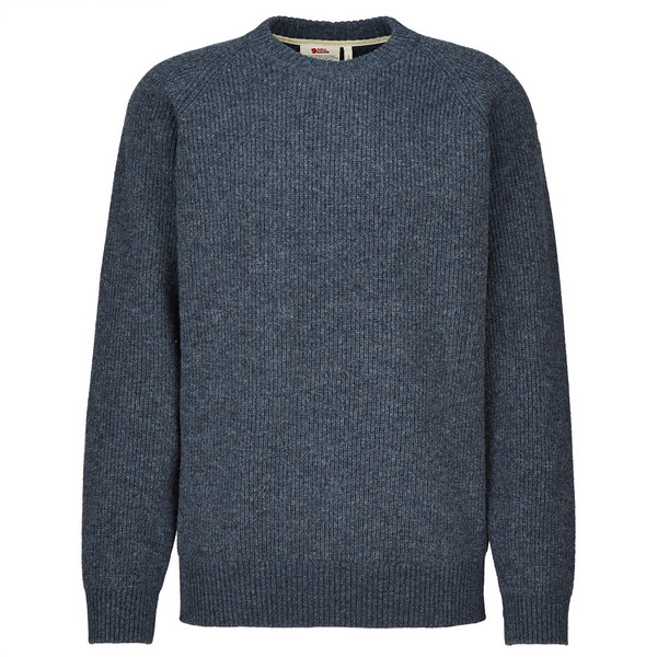 ÖVIK RIB SWEATER M Herren - Wollpullover-NAVY