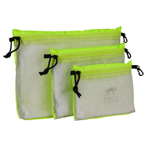 TT MESH POCKET SET - Packbeutel-SAFETY YELLOW