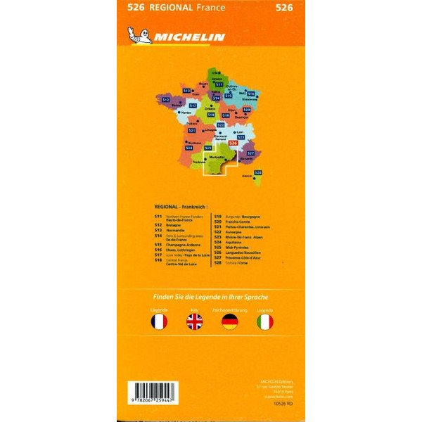 MICHELIN LANGUEDOC-ROUSSILLON - Straßenkarte Ansicht 2