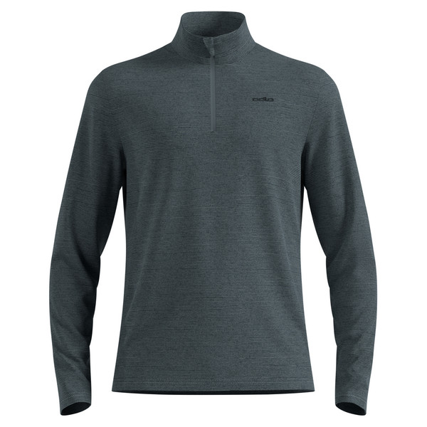 ROY MID LAYER 1/2 ZIP Herren - Fleecepullover-STORMY WEATHER - BLACK STRIPES