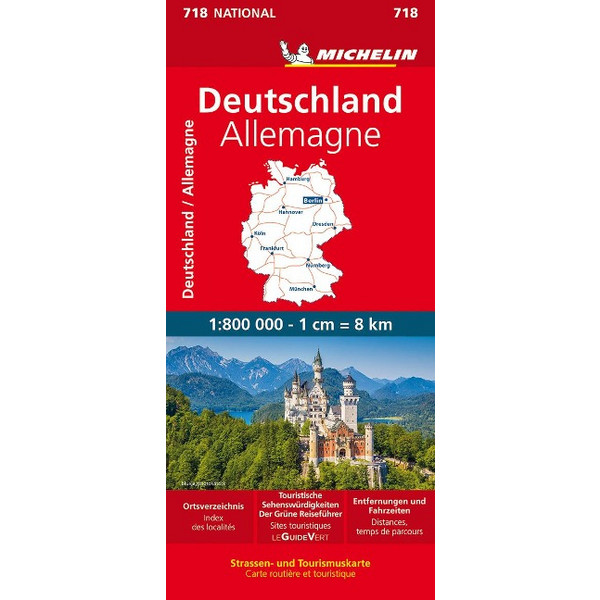 MICHELIN DEUTSCHLAND - Straßenkarte Ansicht 1