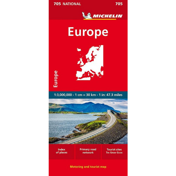 - MICHELIN NATIONAL MAP 705 - Straßenkarte