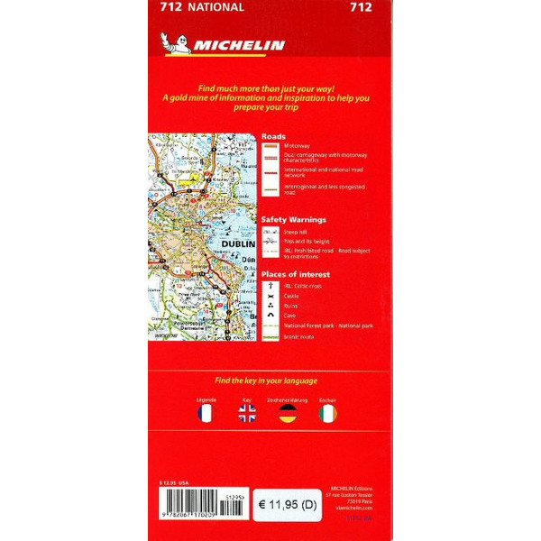 MICHELIN IRLAND - Straßenkarte Ansicht 2