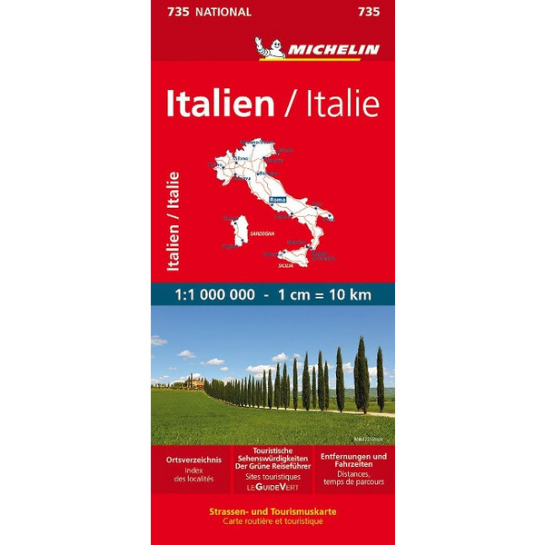 MICHELIN ITALIEN - Straßenkarte Ansicht 1