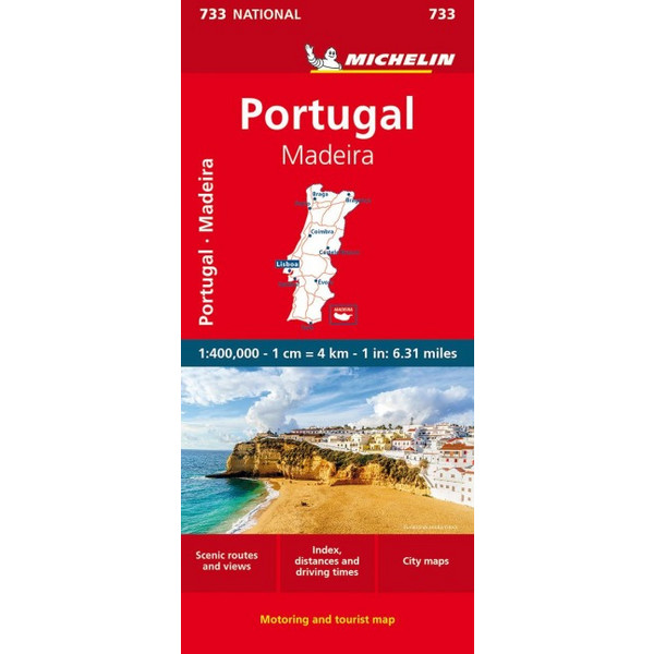 & MADEIRA - MICHELIN NATIONAL MAP 733 - Straßenkarte