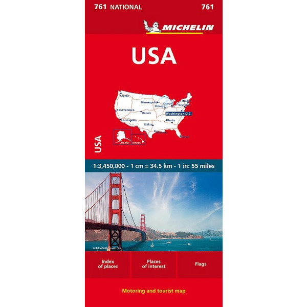 MICHELIN USA - Straßenkarte Ansicht 1