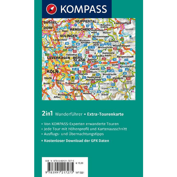 KOMPASS WANDERFÜHRER BERGISCHES LAND Ansicht 2
