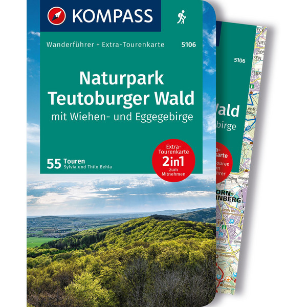 KOMPASS WANDERFÜHRER NATURPARK TEUTOBURGER WALD Ansicht 1