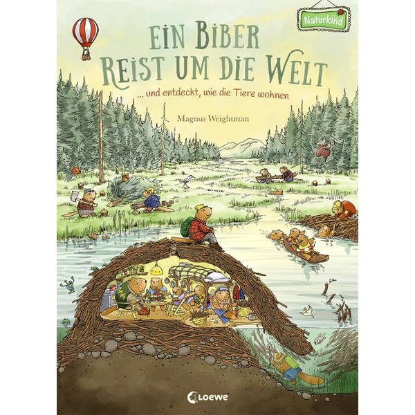 EIN BIBER REIST UM DIE WELT - Kinderbuch Ansicht 1