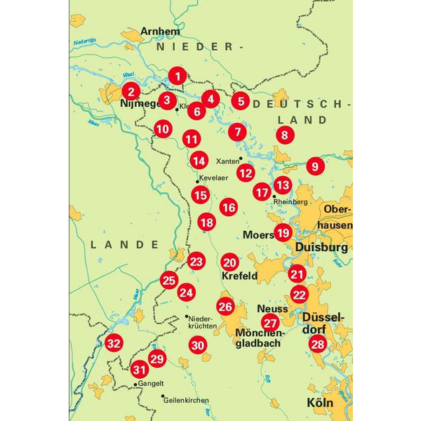 DIE 25 SCHÖNSTEN E-BIKE TOUREN AM NIEDERRHEIN - Radwanderführer Ansicht 2