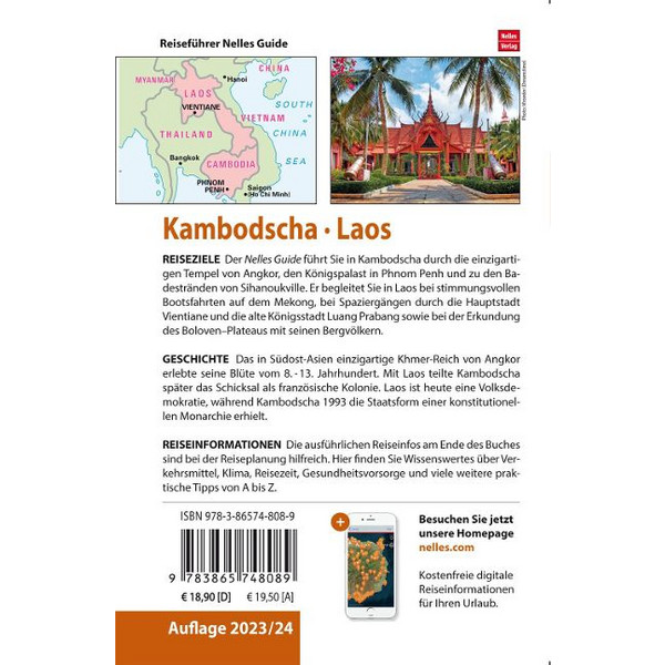 NELLES GUIDE REISEFÜHRER KAMBODSCHA - LAOS Ansicht 2