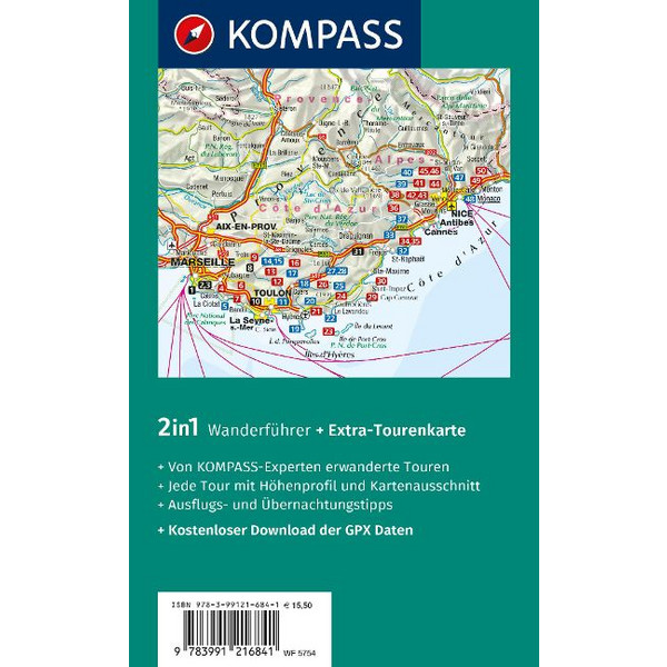 KOMPASS WANDERFÜHRER CÔTE D'AZUR Ansicht 2