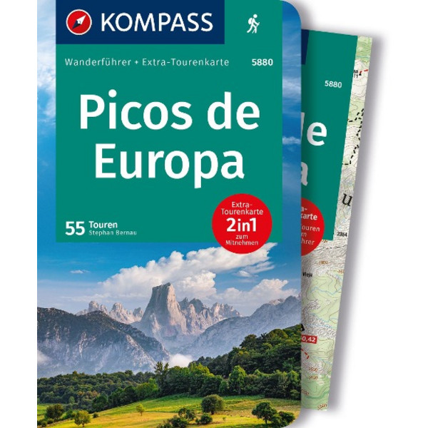 KOMPASS WANDERFÜHRER PICOS DE EUROPA, 55 TOUREN Ansicht 1