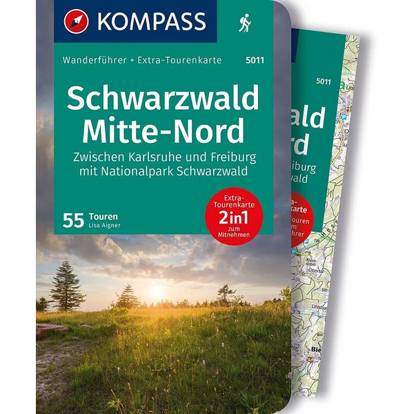 KOMPASS WANDERFÜHRER SCHWARZWALD NORD, 50 TOUREN Ansicht 1