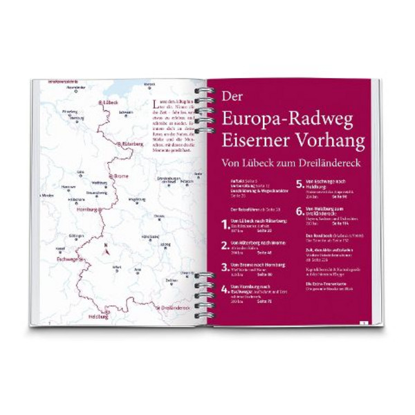 KOMPASS RADREISEFÜHRER EUROPA-RADWEG EISERNER VORHANG - Radwanderführer Ansicht 2