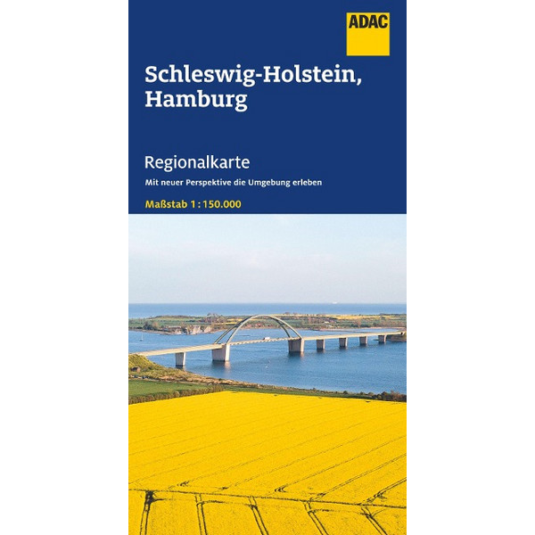ADAC REGIONALKARTE 01 SCHLESWIG-HOLSTEIN, HAMBURG 1:150.000 - Straßenkarte Ansicht 1