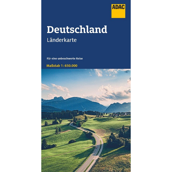 ADAC LÄNDERKARTE DEUTSCHLAND 1:650.000 - Straßenkarte Ansicht 1