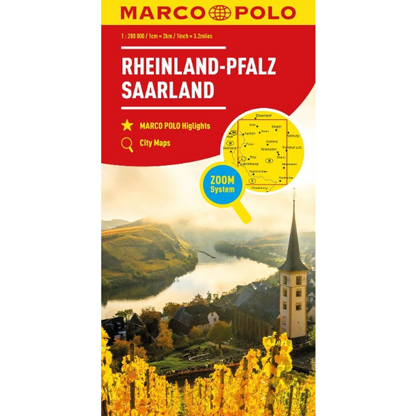 MARCO POLO REGIONALKARTE DEUTSCHLAND 10 RHEINLAND-PFALZ Ansicht 1