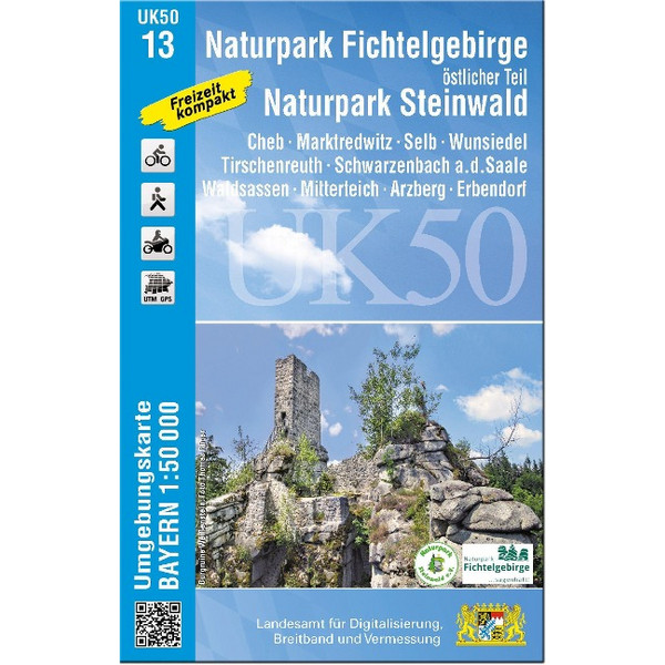 UK50-13 NATURPARK FICHTELGEBIRGE, ÖSTLICHER TEIL Ansicht 1