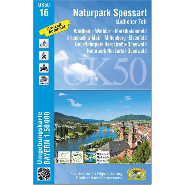 UK50-16 NATURPARK SPESSART SÜDLICHER TEIL Ansicht 1