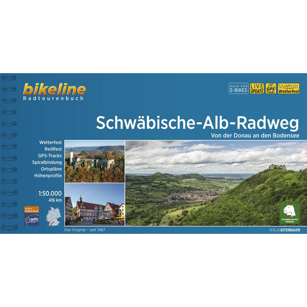 SCHWÄBISCHE ALB RADWEG - Radwanderführer Ansicht 1