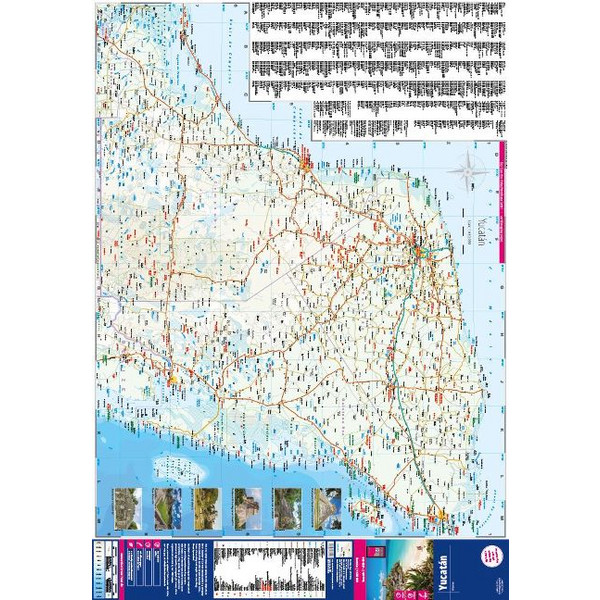 REISE KNOW-HOW YUKATÁN / YUCATÁN (1:650.000) - Straßenkarte Ansicht 2