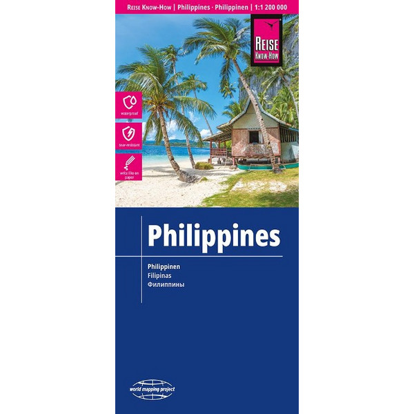 REISE KNOW-HOW PHILIPPINEN (1:1.200.000) - Straßenkarte Ansicht 1