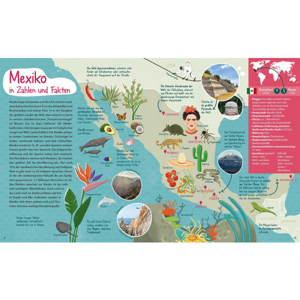 ZUHAUSE AUF WELTREISE - Kinderbuch Ansicht 2