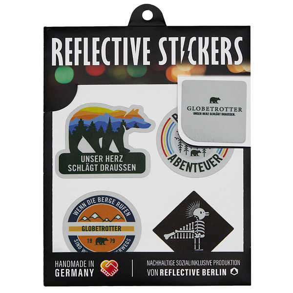 REFLECTIVE Berlin REFLECTIVE 4ER GLOBETROTTER LOGO SET - Fahrradzubehör Ansicht 2