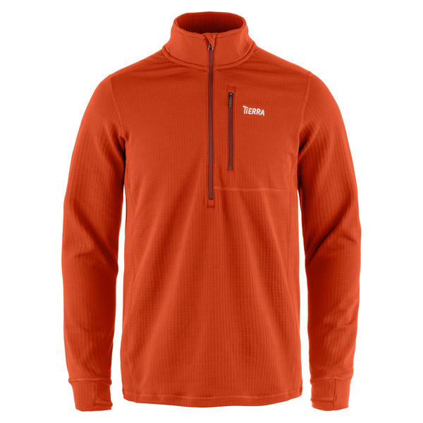 NALLO HALF ZIP M Herren - Fleecepullover-BRICK RED