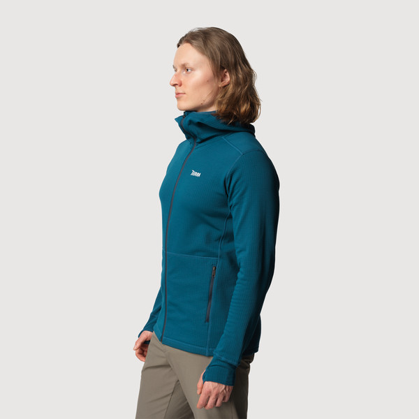 Tierra NALLO HOOD FULL ZIP M Herren - Fleecejacke Ansicht 5