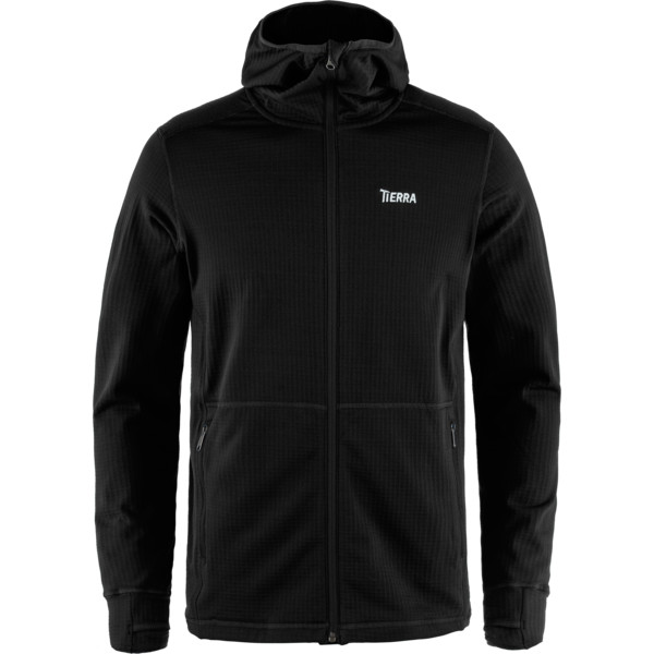 NALLO HOOD FULL ZIP M Herren - Fleecejacke-BLACK