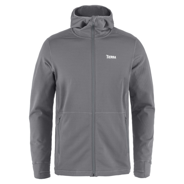 NALLO HOOD FULL ZIP M Herren - Fleecejacke-GNEISS GREY