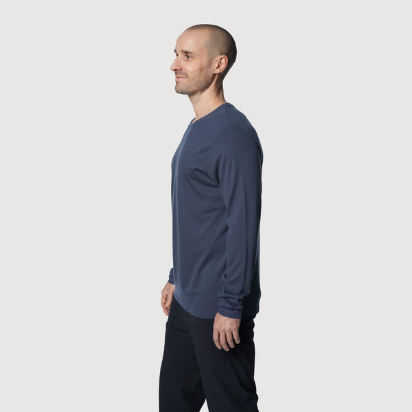 Tierra WOOL TEE LONG SLEEVE M Herren - Langarmshirt Ansicht 5